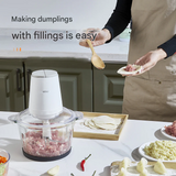 Electric Food Processor – Multi-Function Meat Grinder & Garlic Masher