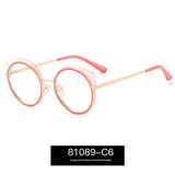 Women's Full-Frame Anti-Blue Light Glasses – Round Frame With UV Protection Eyewear