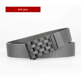 Unisex Sports Outdoor Nylon Fabric Belt with Automatic Iron Buckle – Casual