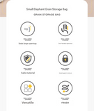 Airtight Food Storage Bag – Moisture-Proof Grain & Rice Container for Kitchen Organization