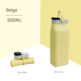 Foldable Silicone Travel Water Cup for Kids – Portable, Heat-Resistant