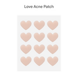 Cute Diamond Acne Patches – Pimple Covers in Heart & Flower Shapes, Skin-Safe
