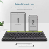 Wireless Bluetooth Keyboard with Stand – Dual-Mode, Fast Charging for Tablets & Phones