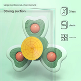 Baby Suction Spinning Toy with Music & Teether – Rotating Flower Sensory Toy