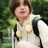 Portable Leafless Neck Fan – USB Rechargeable