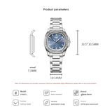 Sinobi Women's Nautilus Quartz Fashion Watch – Waterproof, Luminous Dial