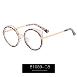 Women's Full-Frame Anti-Blue Light Glasses – Round Frame With UV Protection Eyewear