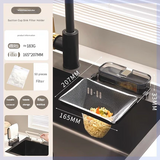 Kitchen Sink Filter Rack with Suction Cup – Anti-Clog Drain Strainer & Food Waste Catcher