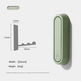 Foldable Zinc Alloy Wall Hook – Modern Electroplated Clothes & Bag Hook