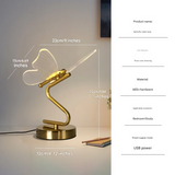 Butterfly Table Lamp – Modern Bedside Night Light for Bedroom or Living Room Decor