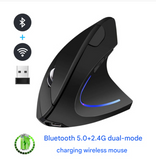 Ergonomic Wireless Vertical Mouse – 2.4G Optical Right-Handed Rechargeable Mouse