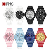 OFNS Men’s Quartz Watch – Waterproof Casual Luminous Dial, 24-Hour Indicator