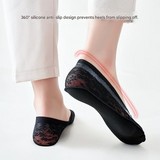Women’s Lace Invisible Boat Socks – Cotton Quick-Dry Non-Slip Low Cut