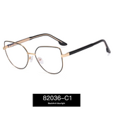 Women’s Ultra-Light Metal Butterfly Glasses Frame – Anti-Blue Light & UV Protection