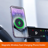Magnetic Wireless Car Phone Holder – Fast Charging Mount