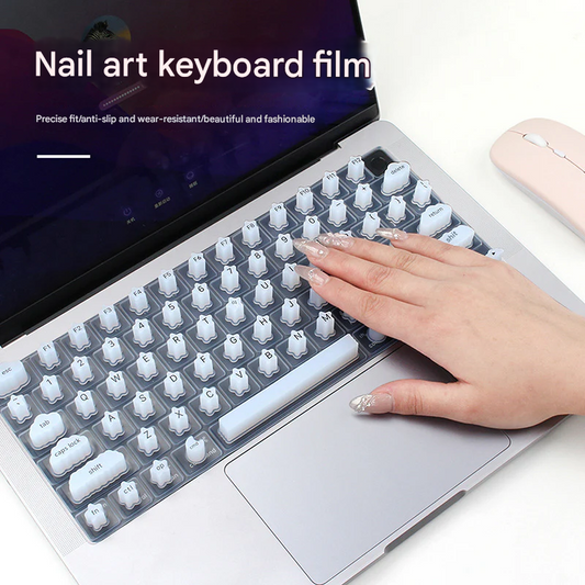Silicone Keyboard Cover for Long Nails – MacBook Pro 14" (2021–2023)