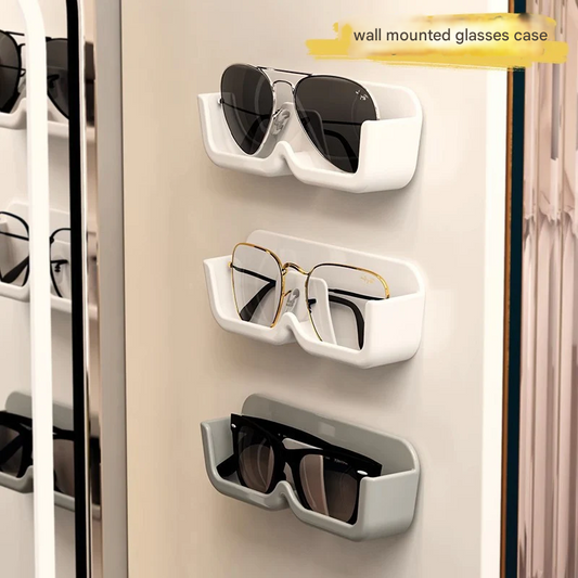 Wall-Mounted Sunglasses Organizer – Punch-Free Display Rack for Eyeglasses & Shades