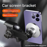 Magnetic Wireless Car Phone Holder – Fast Charging Mount