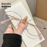 Artistic Hexagon Anti-Blue Light Glasses – Polygonal Full Frame Unisex Eyewear