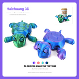 Funny 3D Printed Turtle Coaster – Abstract Desk Decor & Prank Ornament