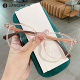 Retro Oval Myopia Glasses Frames for Adults – Ultra-Light TR90 Full Frame Eyewear