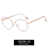 Women’s Ultra-Light Metal Butterfly Glasses Frame – Anti-Blue Light & UV Protection