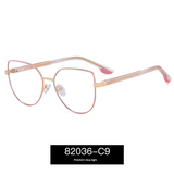 Women’s Ultra-Light Metal Butterfly Glasses Frame – Anti-Blue Light & UV Protection