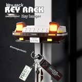Miata-style Car Headlight Key Holder Hook – Adhesive Hook with LED Light