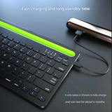 Wireless Bluetooth Keyboard with Stand – Dual-Mode, Fast Charging for Tablets & Phones