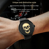 Belbi Men's Stainless Steel Quartz Watch – 48mm Dial, Fashion Casual, 30M Waterproof