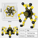 Luminous Mechanical Fidget Gyroscope Toy – ABS Finger Spinner with Steel Ball