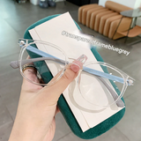 Retro Oval Myopia Glasses Frames for Adults – Ultra-Light TR90 Full Frame Eyewear