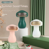 Bladeless Mushroom Mini Fan – USB Rechargeable, Portable