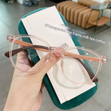 Retro Oval Myopia Glasses Frames for Adults – Ultra-Light TR90 Full Frame Eyewear