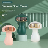 Bladeless Mushroom Mini Fan – USB Rechargeable, Portable