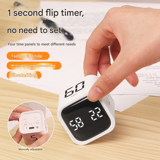 Smart Digital Timer – Kitchen Countdown Clock & Study Time Manager with Alarm