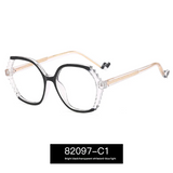 Women’s Oversized Alien Frame Glasses – Anti-Blue Light & UV Protection