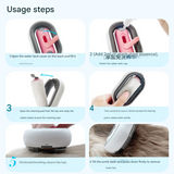 Pet Hair Removal Comb with Wet Wipes – Water-Tank Grooming Brush for Cats & Dogs