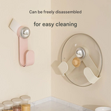 Rotatable Wall-Mounted Pot Lid Holder – Punch-Free Suction Cup Kitchen Rack