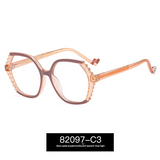 Women’s Oversized Alien Frame Glasses – Anti-Blue Light & UV Protection