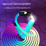 Smart LED Skipping Rope – Colorful Luminous Fitness Jump Rope (Battery Model, 2.8m)