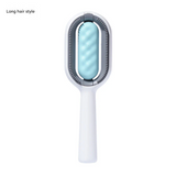 Pet Hair Removal Comb with Wet Wipes – Water-Tank Grooming Brush for Cats & Dogs