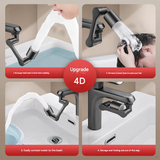Rotating Faucet Extension Arm – 1440° Splash-Proof Aerator for Sink & Basin
