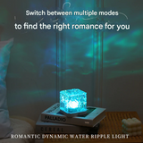 Romantic Water Ripple LED Night Light – Color Projection Lamp | Touch Control