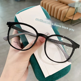 Retro Oval Myopia Glasses Frames for Adults – Ultra-Light TR90 Full Frame Eyewear