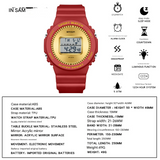 SANDA Multifunctional Digital Sports Watch – Waterproof Luminous Watch with Countdown