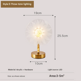 Modern Windmill Acrylic LED Table Lamp – USB Bedside Light