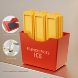 Magnetic French Fry Ice Cube Tray – Long Stackable ABS Mold for Freezer