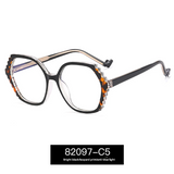 Women’s Oversized Alien Frame Glasses – Anti-Blue Light & UV Protection