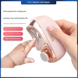 Electric Nail Clipper & Grinder – USB Rechargeable, Child-Safe